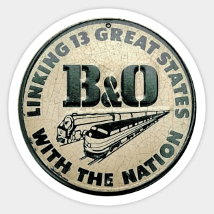 B&O Railroad 1 Sticker